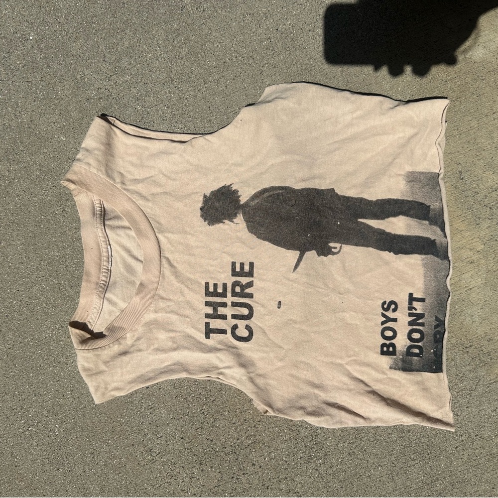 The Cure Boys Don't Cry Kids Tan T-Shirt